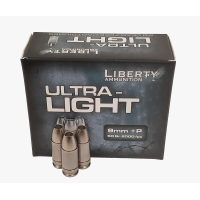 Liberty Ammunition Ultra-Light Ammunition 9mm +P 50 gr. Copper Mono.Frag HP 20/ct