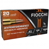 Fiocchi  Extrema Rifle Ammunition 6.5 Creedmoor 129gr SST 20/ct