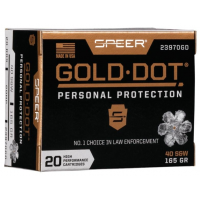 Speer Gold Dot Handgun Ammunition .40 S&W 165gr HP 1150 fps 20/ct