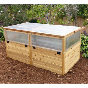 3' x 6' Raised Garden Bed Mini Greenhouse Kit