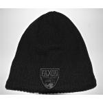 Faxon Beanie - Black w/ Grey Stitching