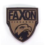 Faxon Patch - Shield - Tactical Subdued Tan - Velcro Backed