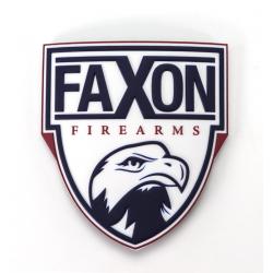 Faxon Patch - Shield - Red, White, & Blue - Velcro Backed