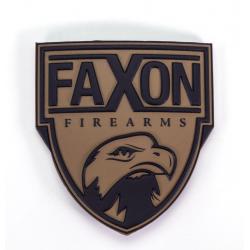 Faxon Patch - Shield - Tactical Subdued Tan - Velcro Backed