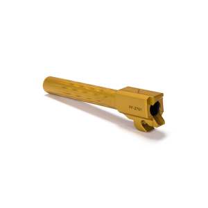 Faxon Sig P320 Fullsize Flame Fluted Barrel, Non-Threaded, TiN PVD