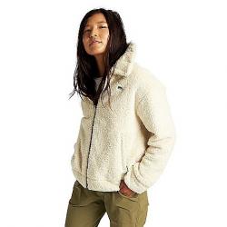 Burton Women's Lynx Full-Zip Reversible Fleece Jacket Creme Brulee / Folkstone Grey