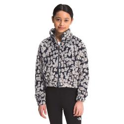 The North Face Girls' Printed Osolita Full Zip Jacket Vanadis Grey Leopard Print