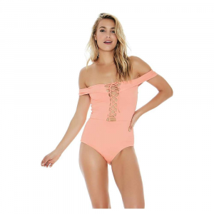 L Space Women's Anja One Piece Swimsuit Tropical Peach
