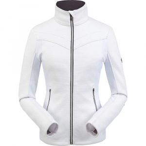 Spyder Women's Encore Full Zip Fleece Jacket White-F19