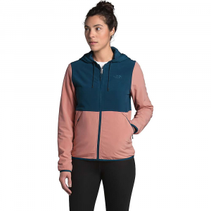 The North Face Women's Mountain Sweatshirt Hoodie 3.0 Blue Wing Teal / Pink Clay