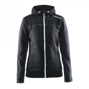 Craft Sportswear Women's Leisure Full Zip Hood Jacket Black