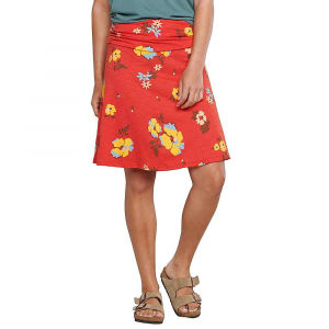 Toad & Co Women's Chaka Skirt Winterberry Floral Print