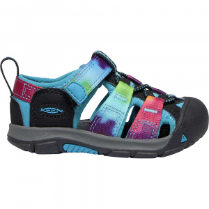 KEEN Toddlers' Newport H2 Water Sandals with Toe Protection and Quick Dry Rainbow Tie Dye