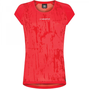 La Sportiva Women's Core T-Shirt Hibiscus / Flamingo