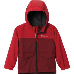 Columbia Toddler Boys' Rain-Zilla Jacket Red Jasper/Mountain Red