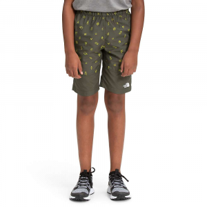 The North Face Boys' Class V Water Short New Taupe Green Camp Essentials Print