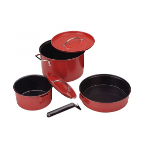 Coleman 5 Piece Family Cook Set Red