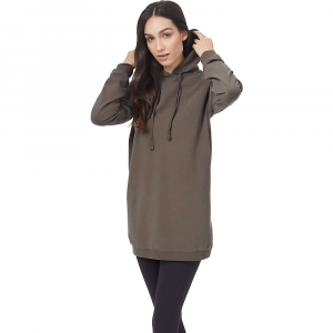 Tentree Women's Oversized French Terry Hoodie Black Olive Green