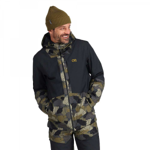 Outdoor Research Men's Snowcrew Jacket Loden Camo / Black