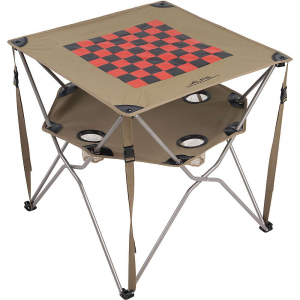 ALPS Mountaineering Eclipse Table With Checker Board Top Khaki