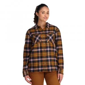 Outdoor Research Women's Feedback Flannel Shirt Tapenade Plaid