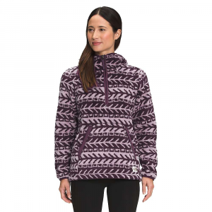 The North Face Women's Printed Campshire 2.0 Pullover Hoodie Blkbry Wine Trgle Fairisle Dyed Ground Print