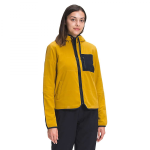 The North Face Women's Mountain Sweatshirt Hoodie Arrowwood Yellow / Aviator Navy