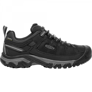 KEEN Men's Targhee Exp Waterproof Shoe Black / Steel Grey