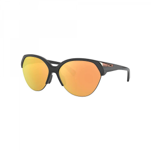 Oakley Women's Trailing Point Sunglasses Matte Black / Prizm Rose Gold Polarized