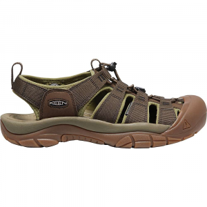 KEEN Men's Newport H2 Water Sandal with Toe Protection Olive Drab / Canteen