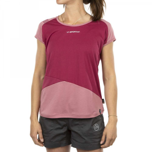 La Sportiva Women's Hold T-Shirt Red Plum / Blush