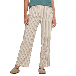 Toad & Co Women's Taj Hemp Pant Egret Thin Stripe