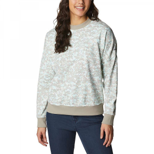 Columbia Women's Lodge French Terry Crew Chalk Dotty Disguise