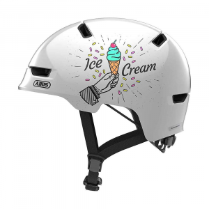 Abus Kids' Scraper 3.0 Ice Cream Helmet White