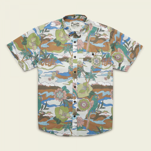 Howler Brothers Men's Mansfield Shirt Irie Paradise / Natural