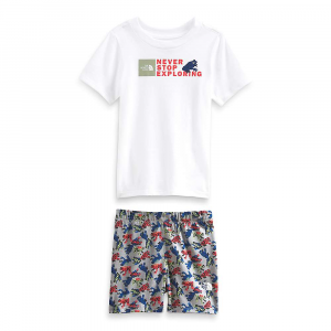 The North Face Toddlers' Cotton Summer Set Meld Grey Toad Camo Print