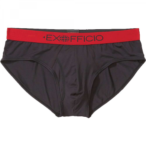 ExOfficio Men's Give-N-Go Sport 2.0 Brief Black/Scarlet Sage