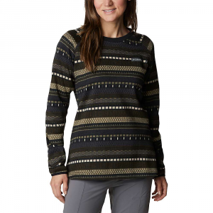 Columbia Women's Sweater Weather Crew Black Apres Stripe Print