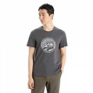 Icebreaker Men's Central Classic SS Tee - Move To Natural Mountain Monsoon