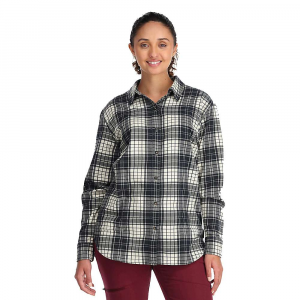 Outdoor Research Women's Kulshan Flannel Shirt Sand Plaid