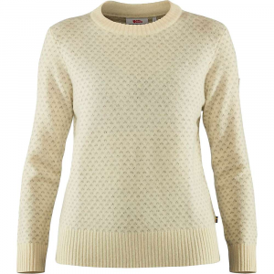 Fjallraven Women's Ovik Nordic Sweater Chalk White