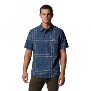 Mountain Hardwear Men's Big Cottonwood SS Shirt Zinc Bandana Grid