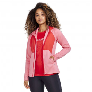 Craft Sportswear Women's Adv Essence Jersey Hood Jacket Arrosa / Reddish
