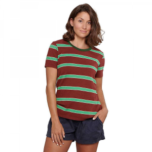 Toad & Co Women's Empirical S/S Tee Henna Wide Stripe