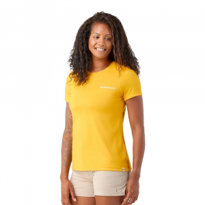 Smartwool Women's Explore The Unknown Graphic SS Tee Honey Gold