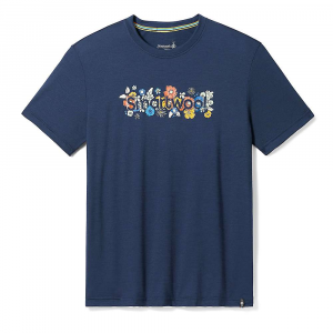 Smartwool Floral Meadow Graphic SS Tee Deep Navy
