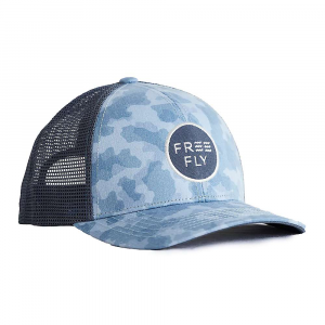 Free Fly Camo Trucker Hat Clearwater Camo