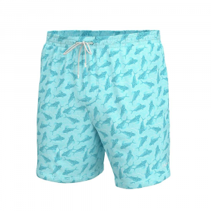 Huk Men's Volley Rooster Wake 5.5 Inch Short Wedgewood