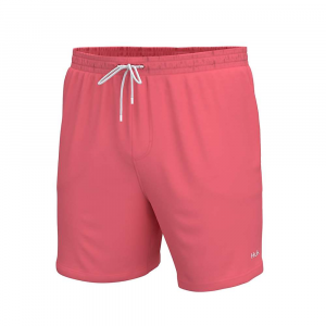 Huk Men's Pursuit Volley 5.5 Inch Short Sunwashed Red