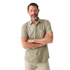 Faherty Men's Knit Seasons SS Shirt (Single Pocket) Coastal Sage